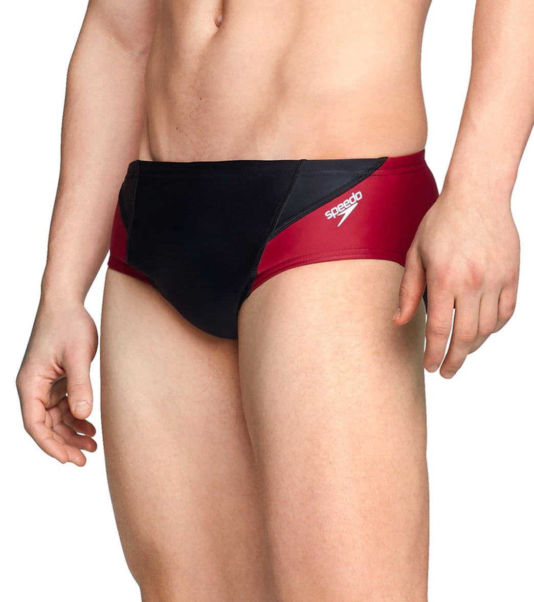 Speedo Men's Powerflex Eco Tone Setter Brief Swimsuit