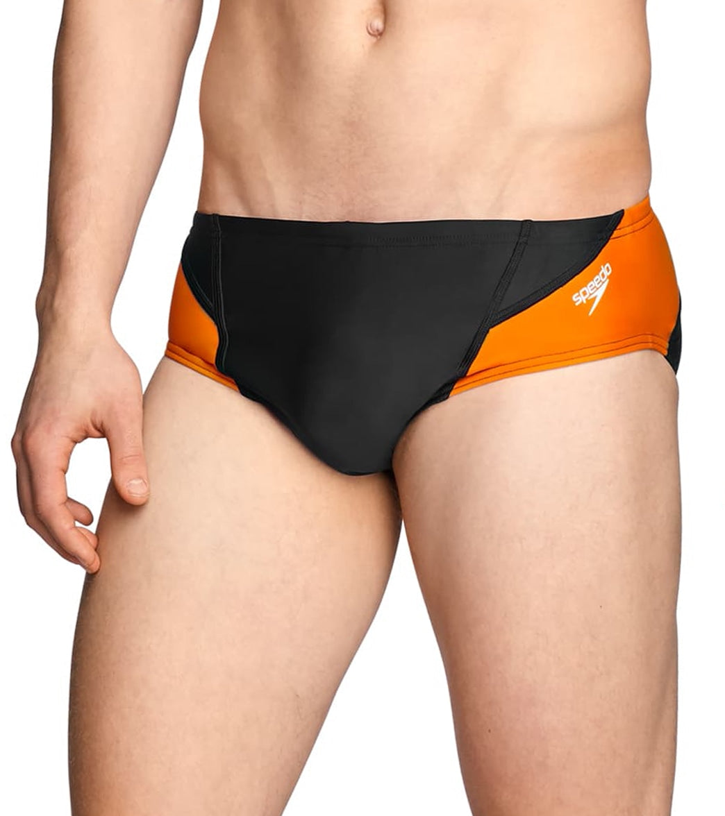Speedo Men's Powerflex Eco Tone Setter Brief Swimsuit