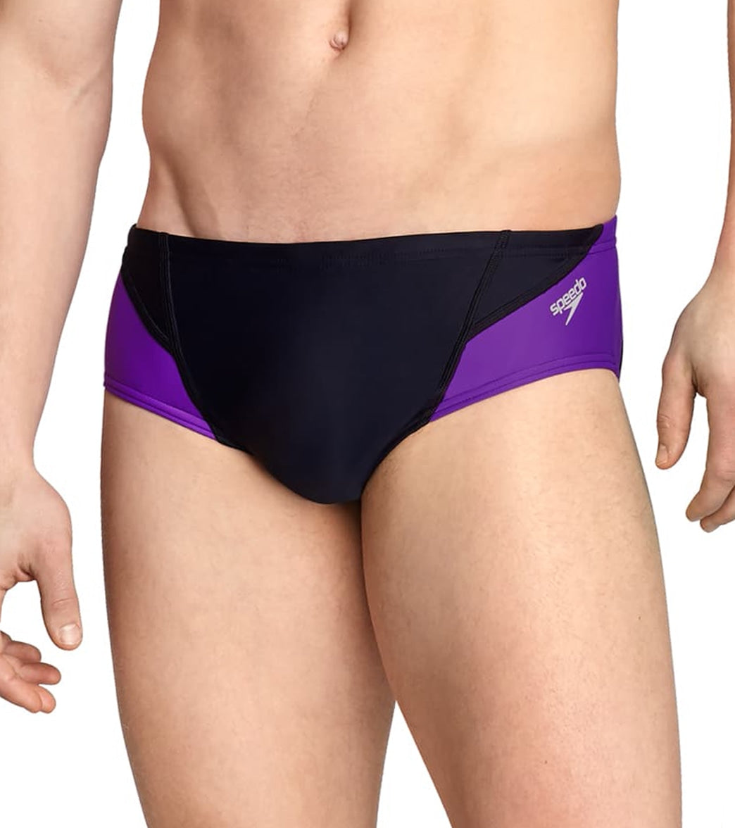 Speedo Men's Powerflex Eco Tone Setter Brief Swimsuit