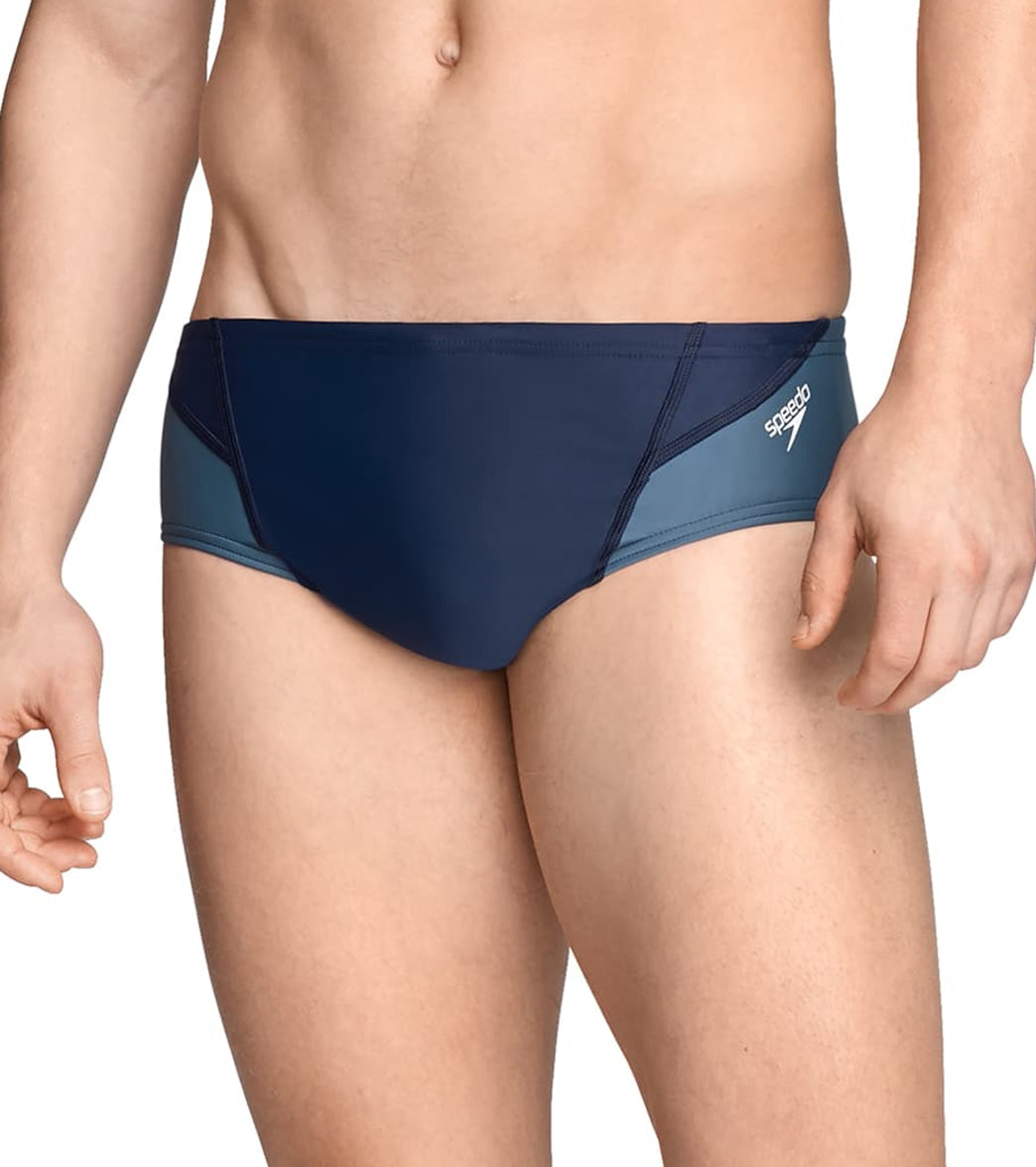 Speedo Men's Powerflex Eco Tone Setter Brief Swimsuit