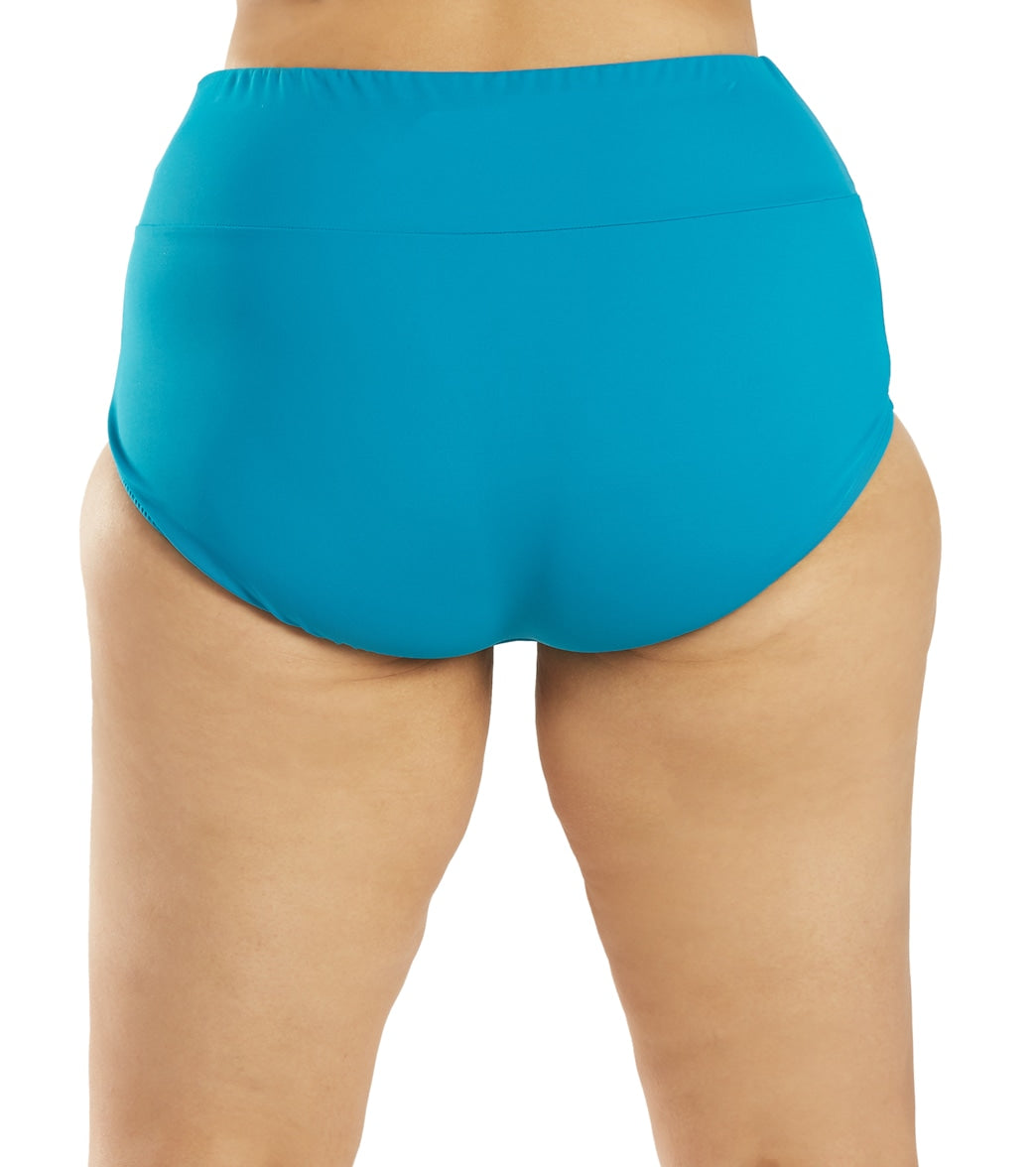 Maxine Plus Size Wide Band Full Bikini Bottom