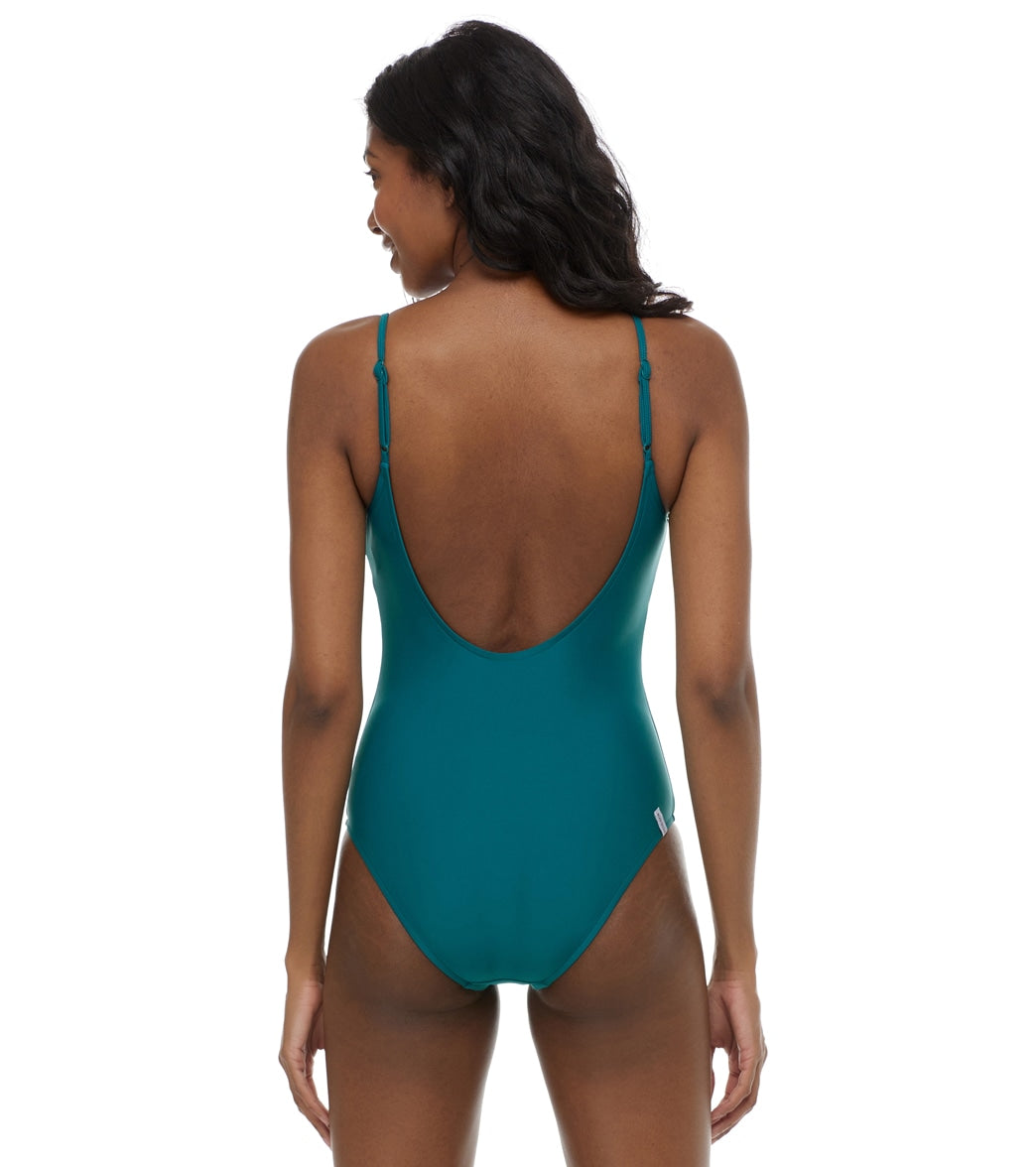 Body Glove Women's Smoothies Skylar Zip One Piece Swimsuit