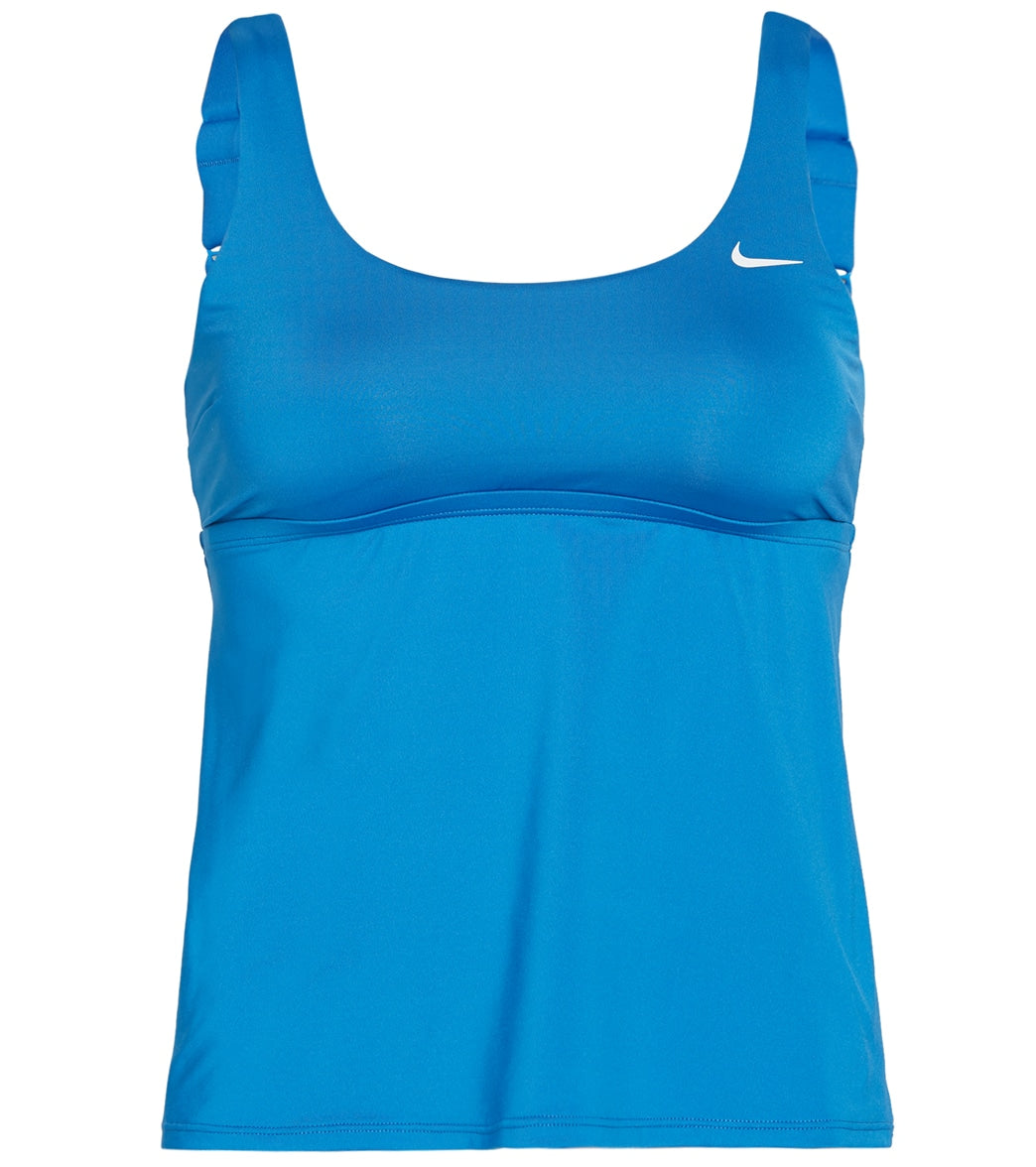 Nike Women's Essential Scoop Neck Tankini Top