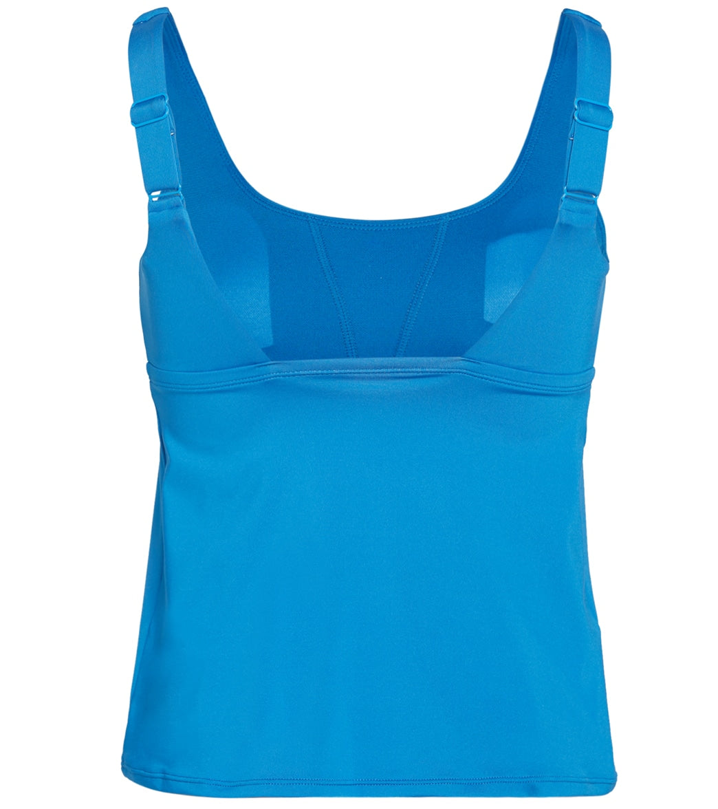 Nike Women's Essential Scoop Neck Tankini Top