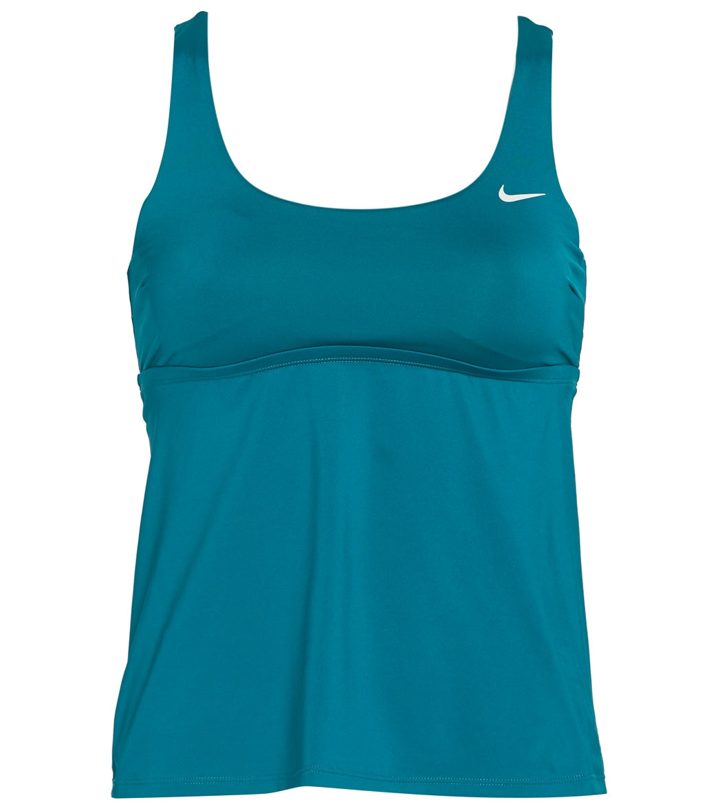 Nike Women's Essential Scoop Neck Tankini Top
