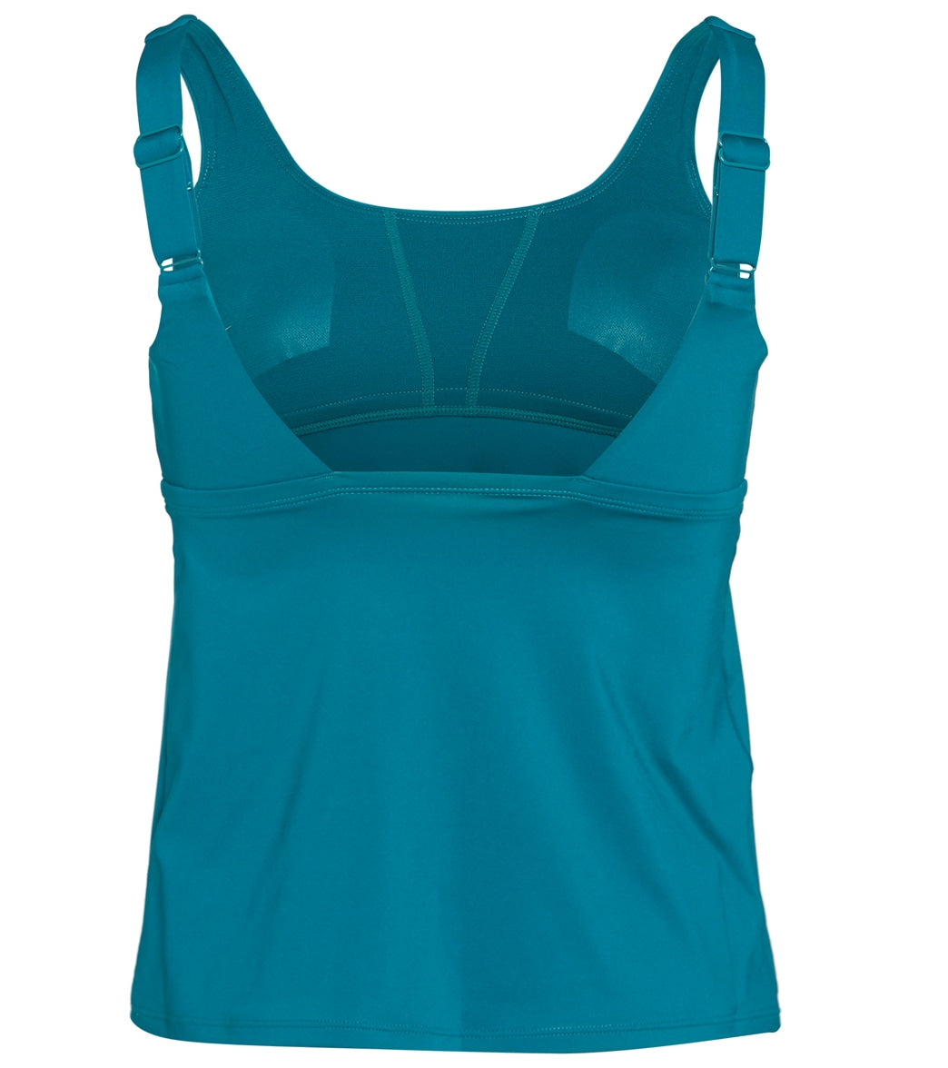 Nike Women's Essential Scoop Neck Tankini Top