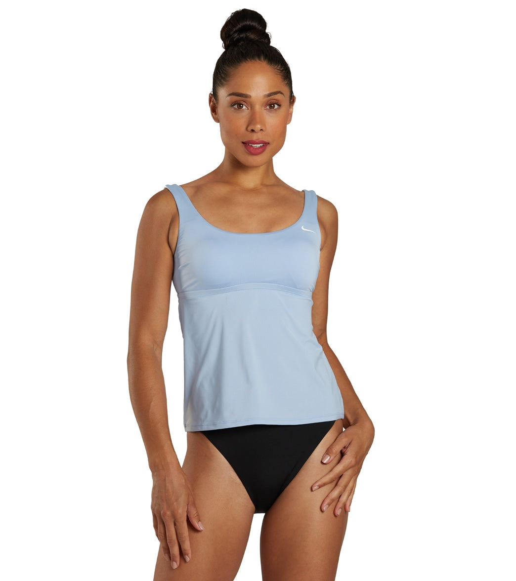 Nike Women's Essential Scoop Neck Tankini Top