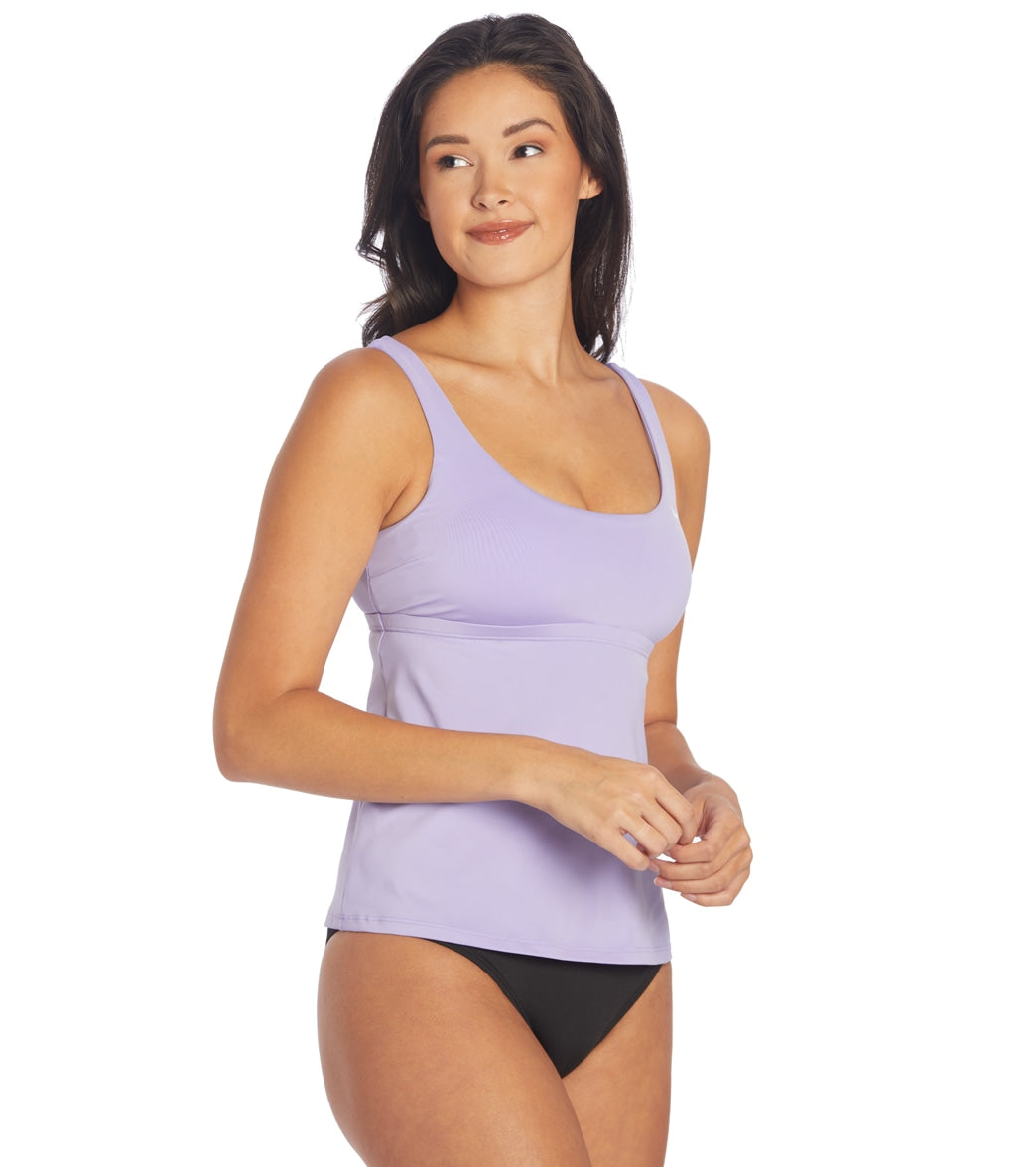 Nike Women's Essential Scoop Neck Tankini Top