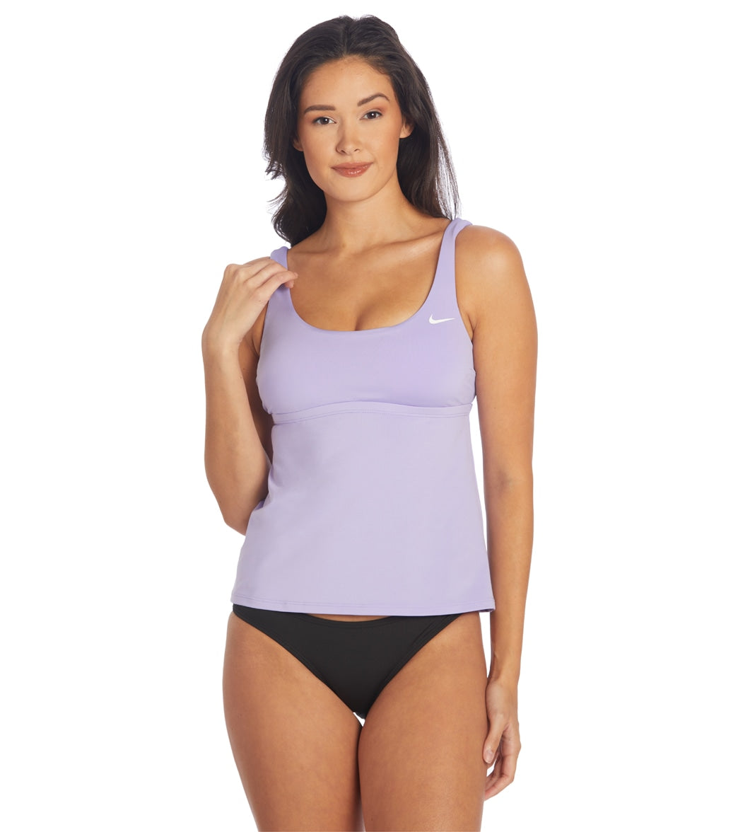 Nike Women's Essential Scoop Neck Tankini Top