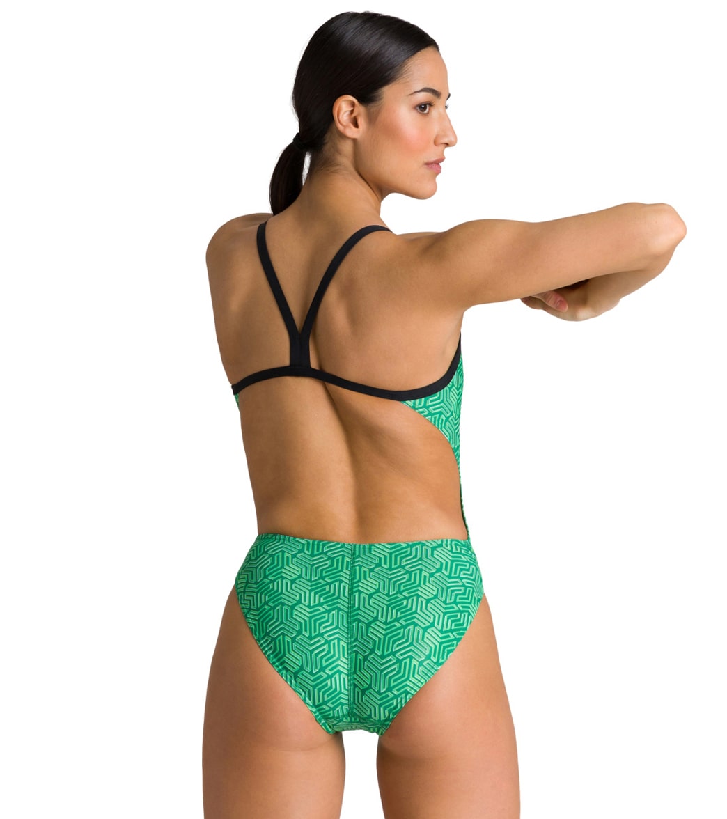 Arena Women's Kikko MaxLife Challenge Back One Piece Swimsuit