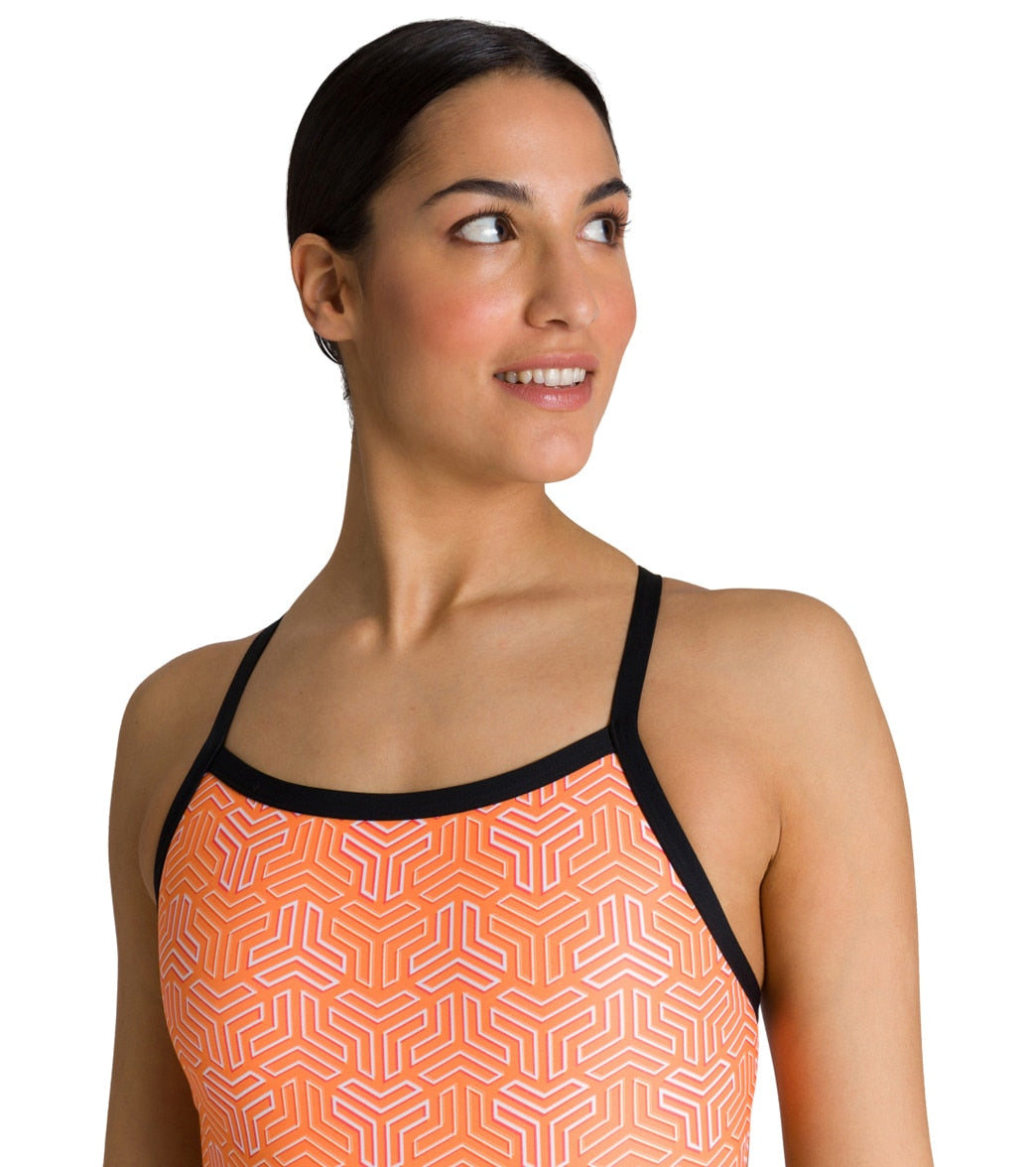 Arena Women's Kikko MaxLife Challenge Back One Piece Swimsuit