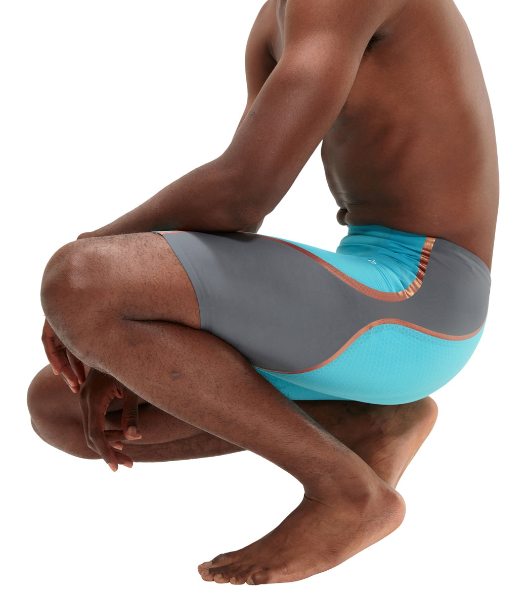 Speedo Men's LZR Pure Intent High Waist Jammer Tech Suit Swimsuit