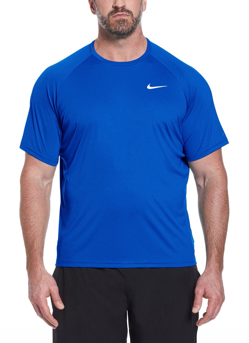 Nike Men's Essential Short Sleeve Hydro Rashguard (Extended Sizes)