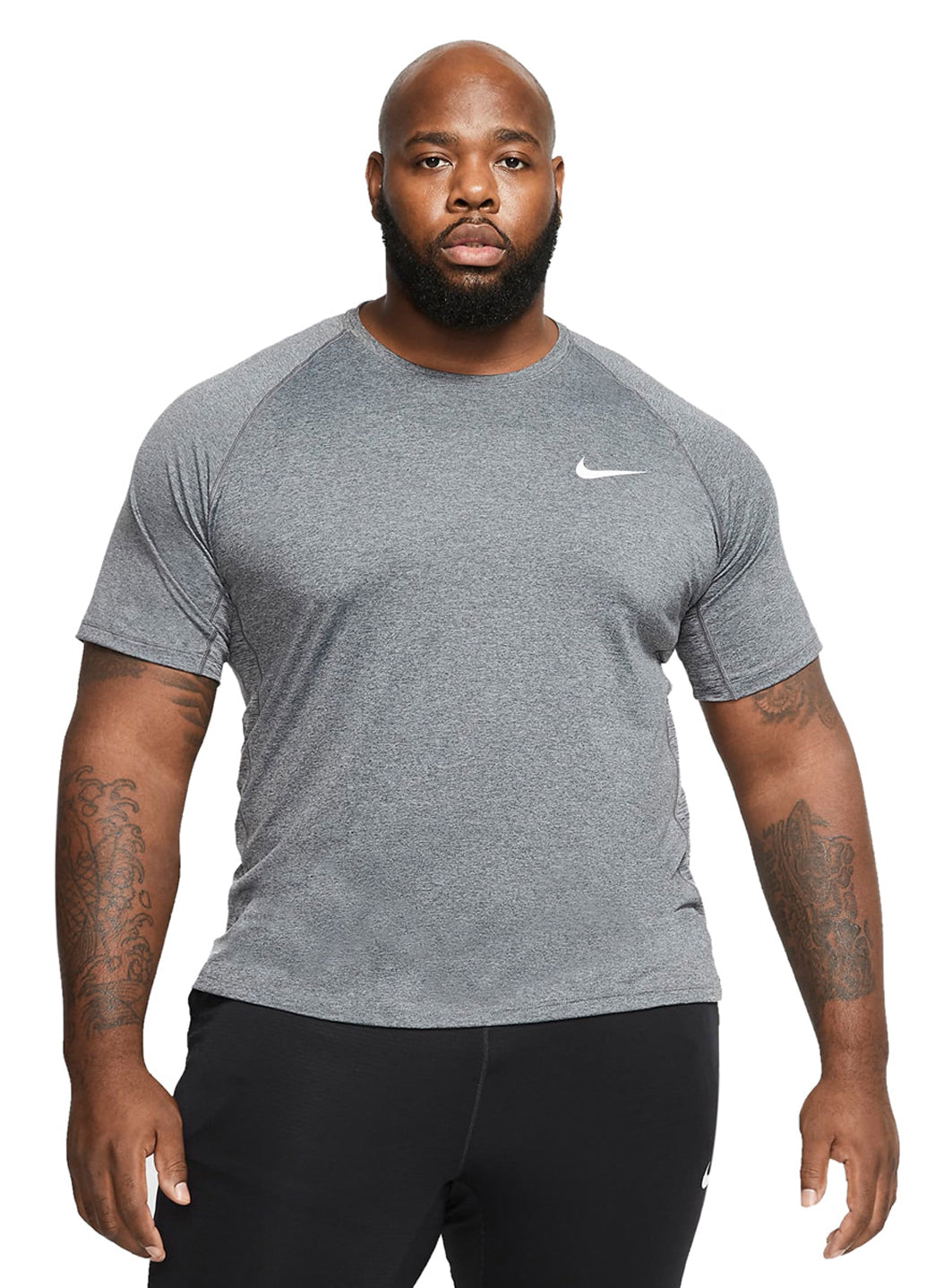 Nike Men's Essential Short Sleeve Hydro Rashguard (Extended Sizes)
