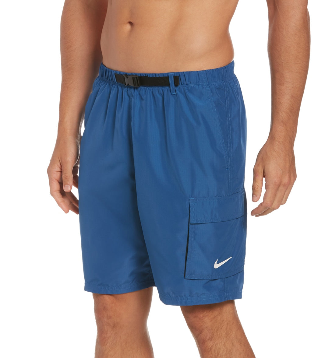 Nike Men's 20" Belted Packable Swim Trunks