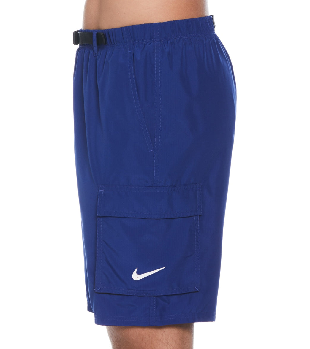 Nike Men's 20" Belted Packable Swim Trunks