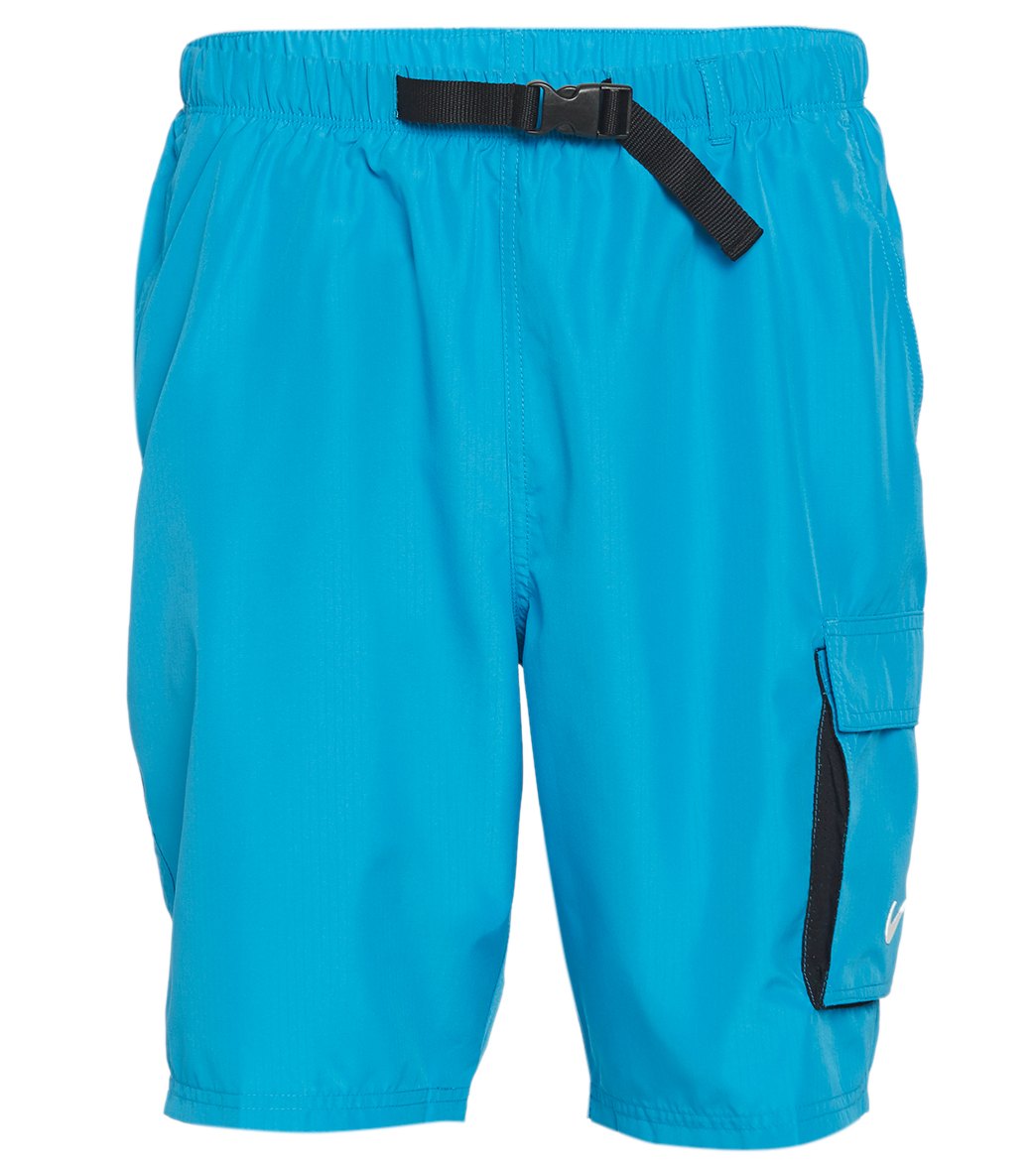 Nike Men's 20" Belted Packable Swim Trunks