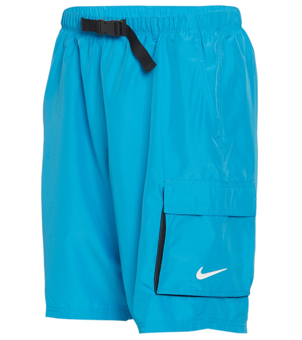 Nike Men's 20" Belted Packable Swim Trunks