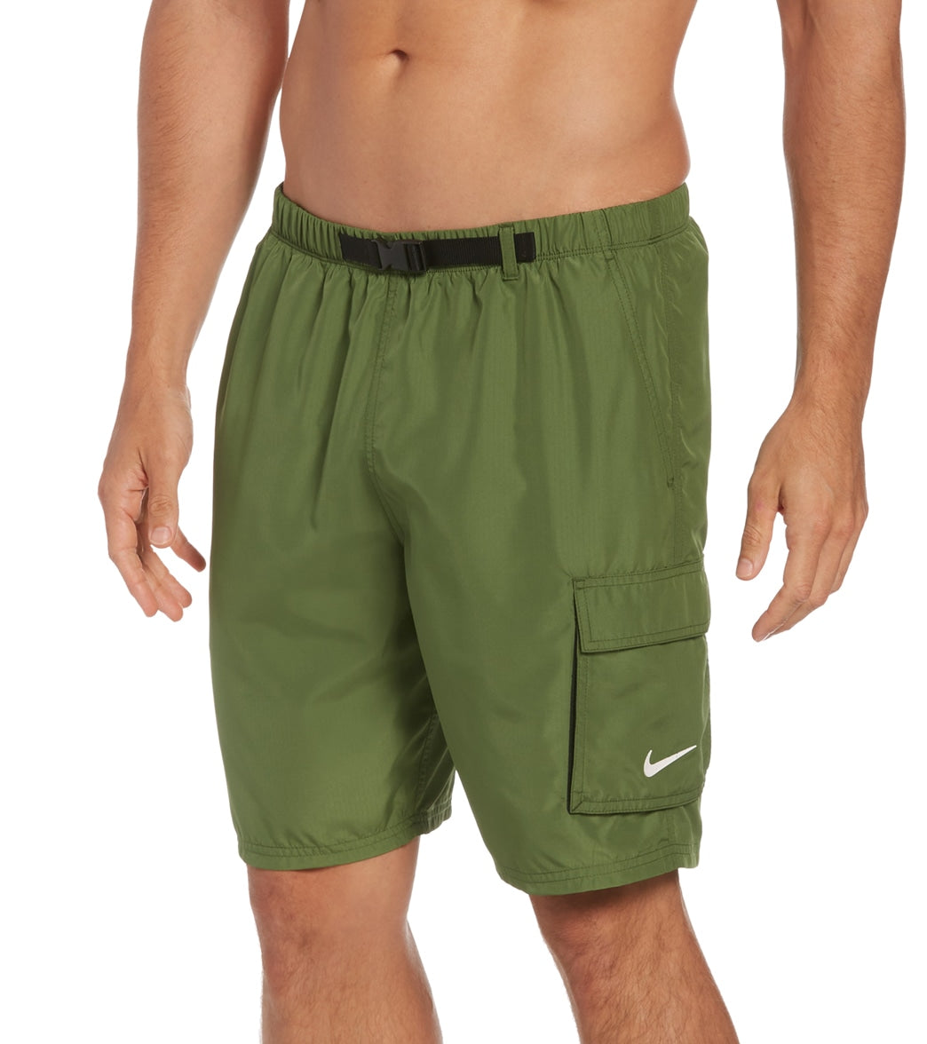 Nike Men's 20" Belted Packable Swim Trunks