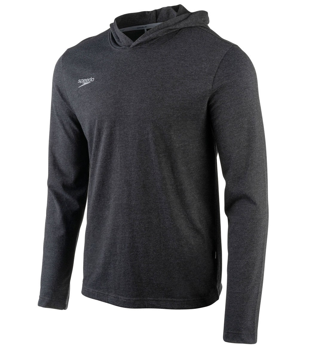 Speedo Unisex Long Sleeve Solid Hooded Shirt