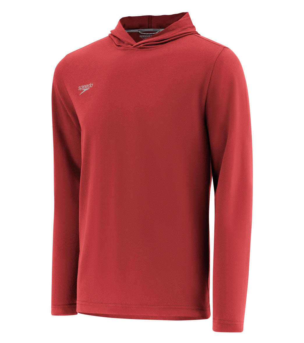 Speedo Unisex Long Sleeve Solid Hooded Shirt