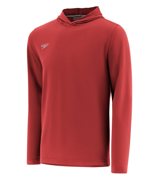 Speedo Unisex Long Sleeve Solid Hooded Shirt