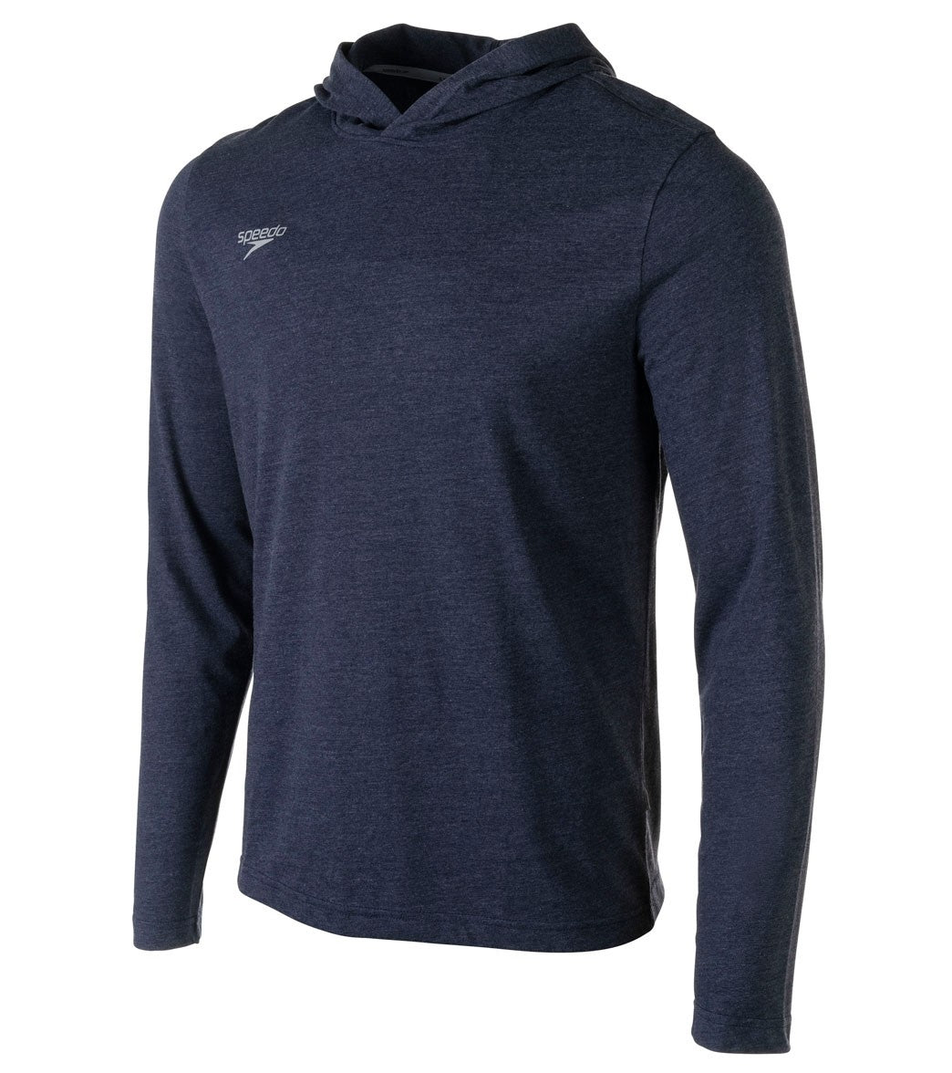Speedo Unisex Long Sleeve Solid Hooded Shirt