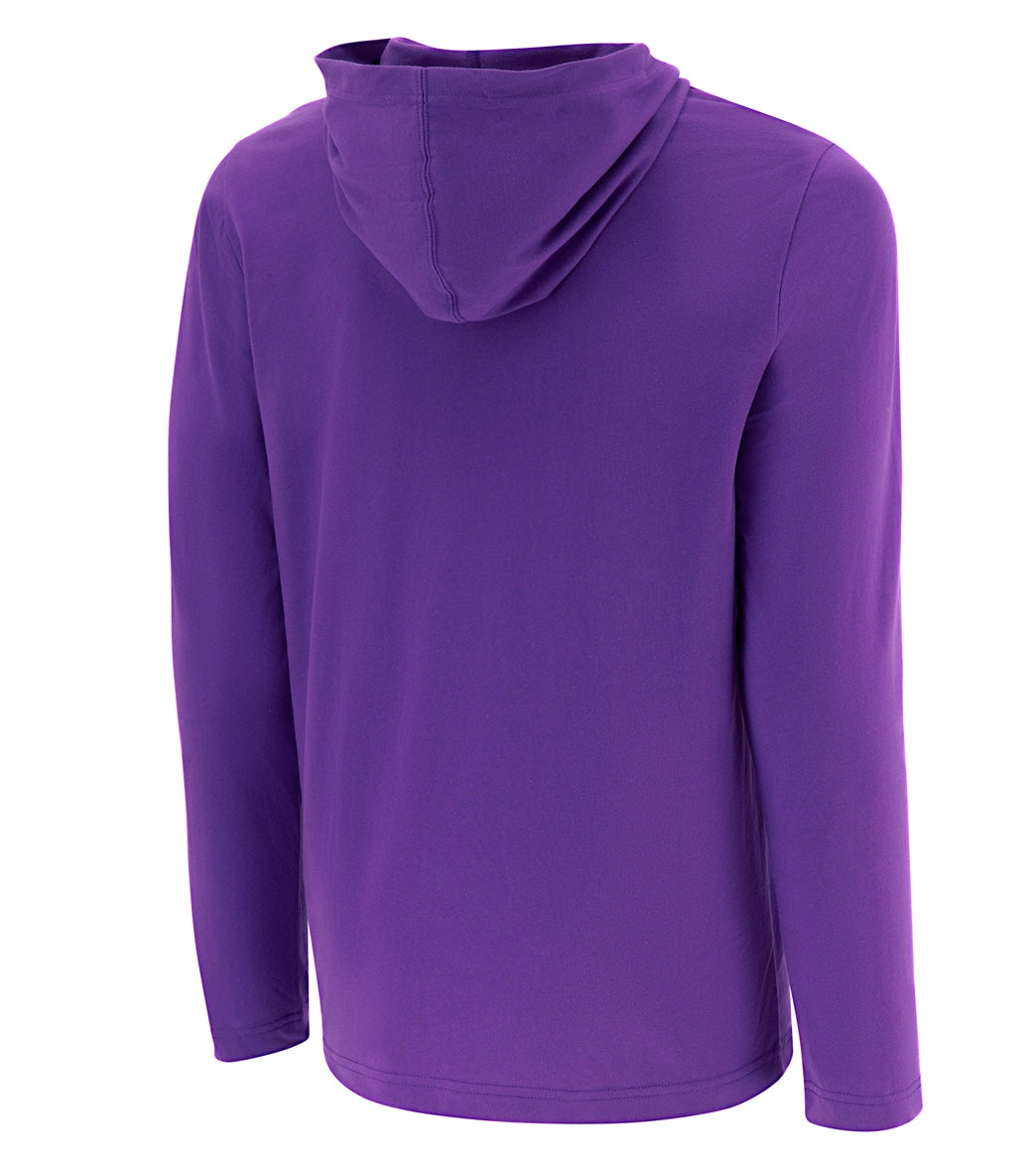 Speedo Unisex Long Sleeve Solid Hooded Shirt