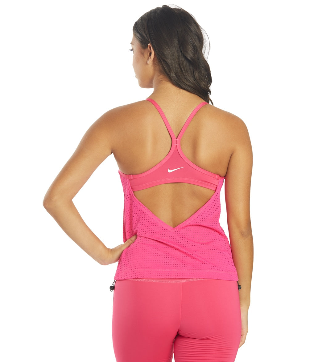 Nike Women's Chlorine Resistant Essential Layered Tankini Top