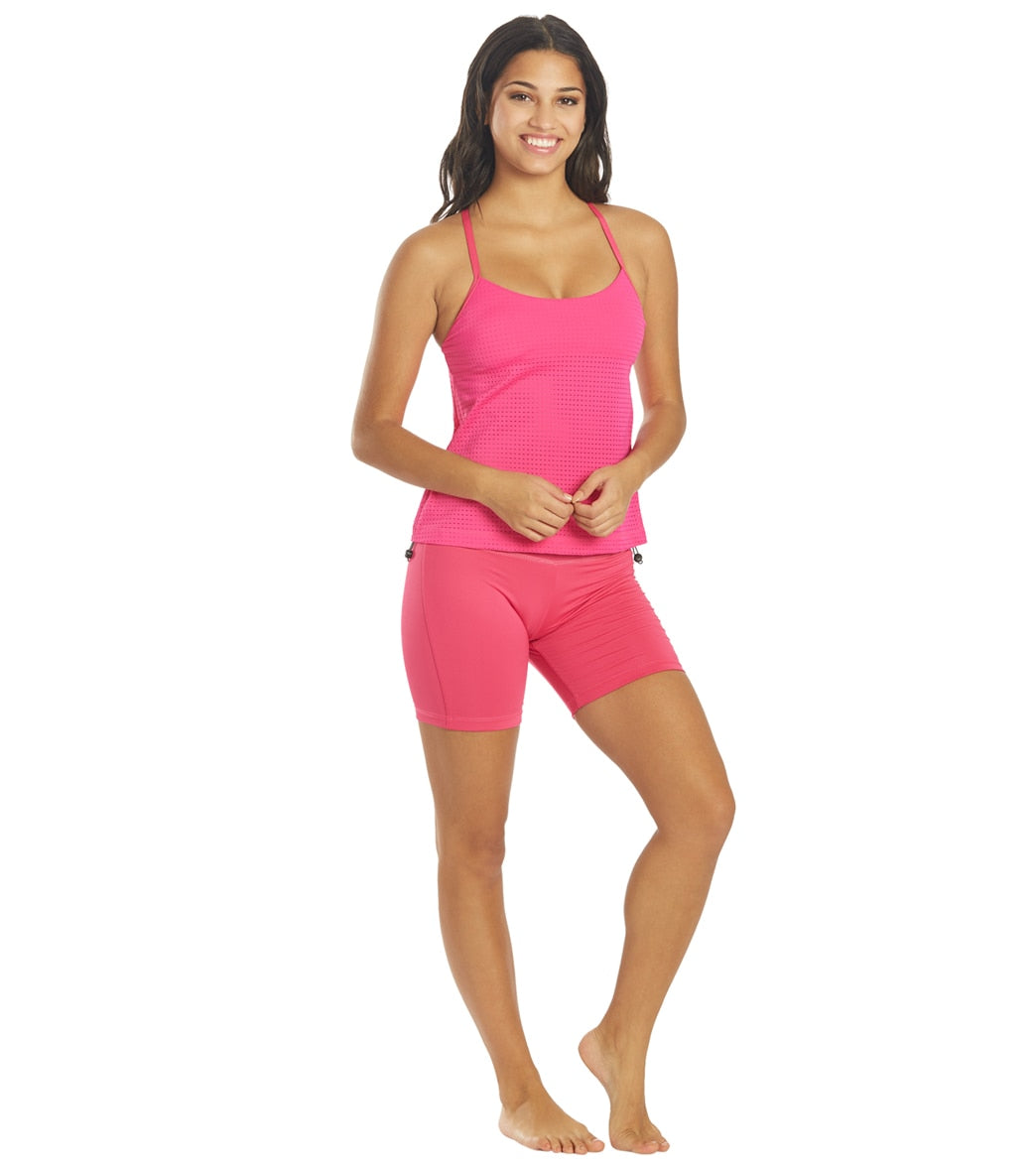 Nike Women's Chlorine Resistant Essential Layered Tankini Top