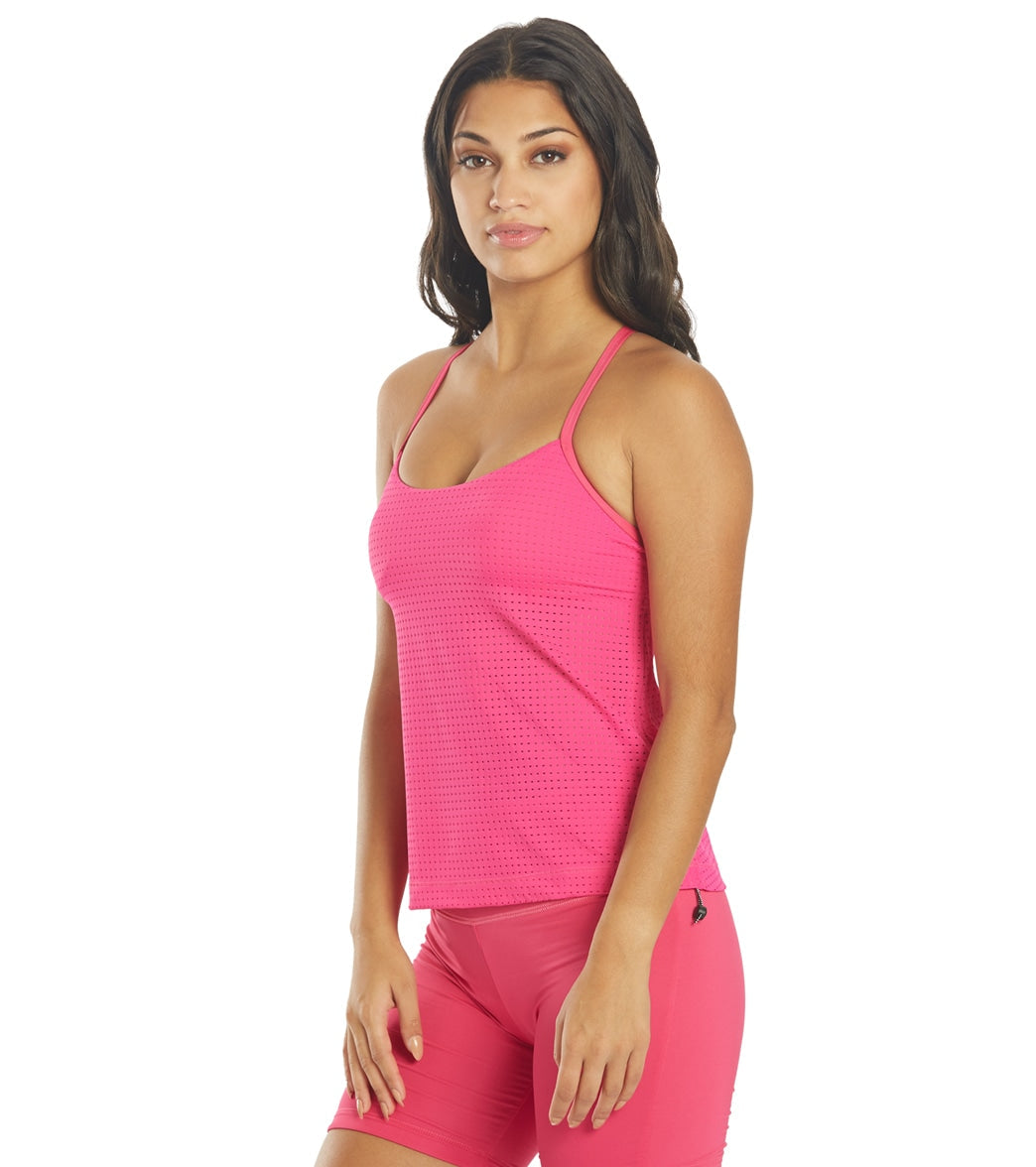 Nike Women's Chlorine Resistant Essential Layered Tankini Top