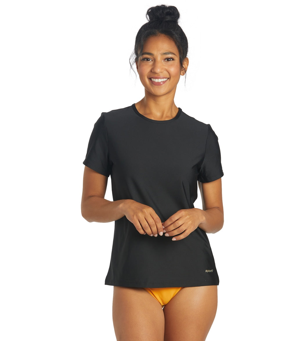 Sporti Women's S/S  UPF 50+ Comfort Fit Rash Guard