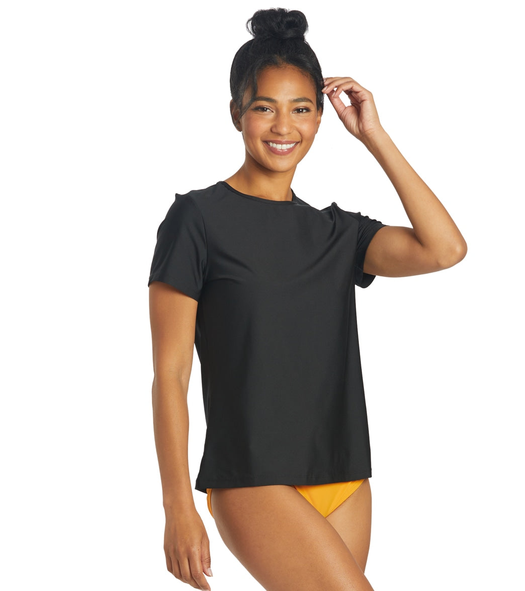 Sporti Women's S/S  UPF 50+ Comfort Fit Rash Guard
