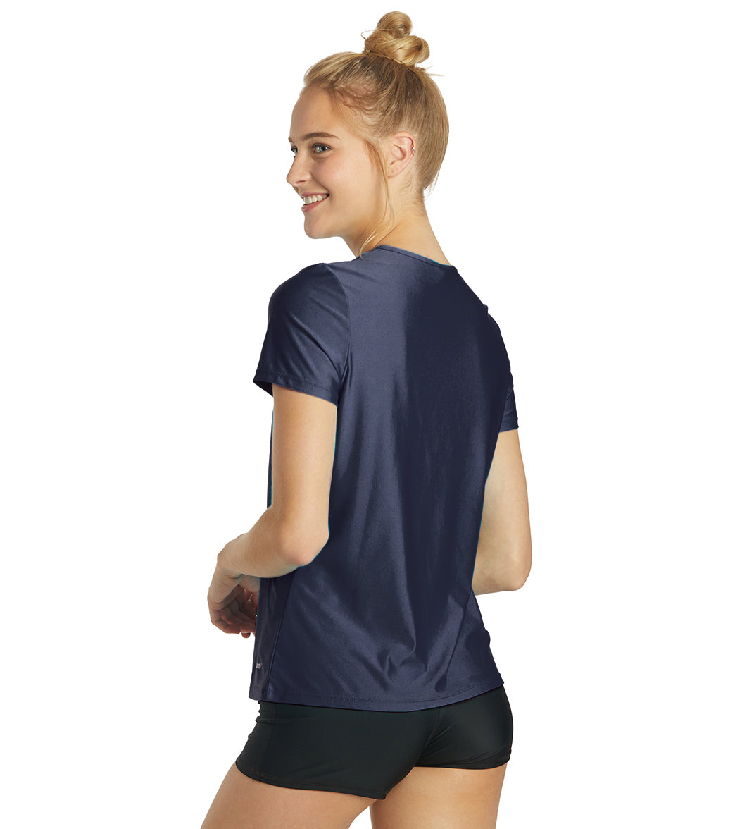 Sporti Women's S/S  UPF 50+ Comfort Fit Rash Guard