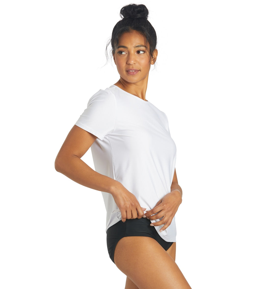 Sporti Women's S/S  UPF 50+ Comfort Fit Rash Guard