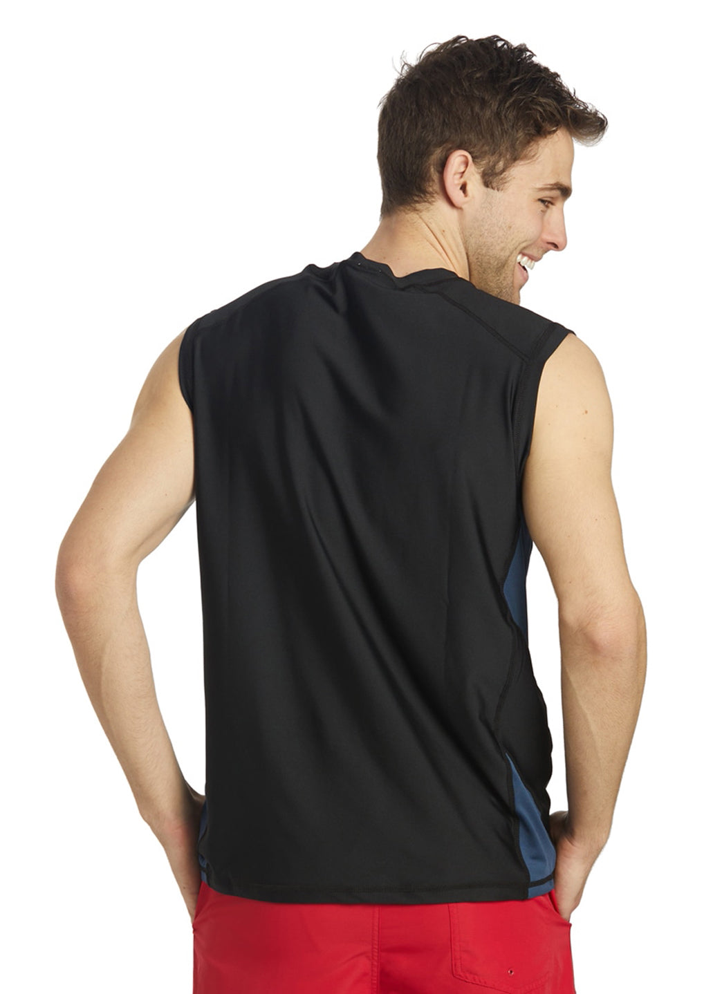 Sporti Men's Sleeveless UPF 50+ Comfort Fit Rash Guard