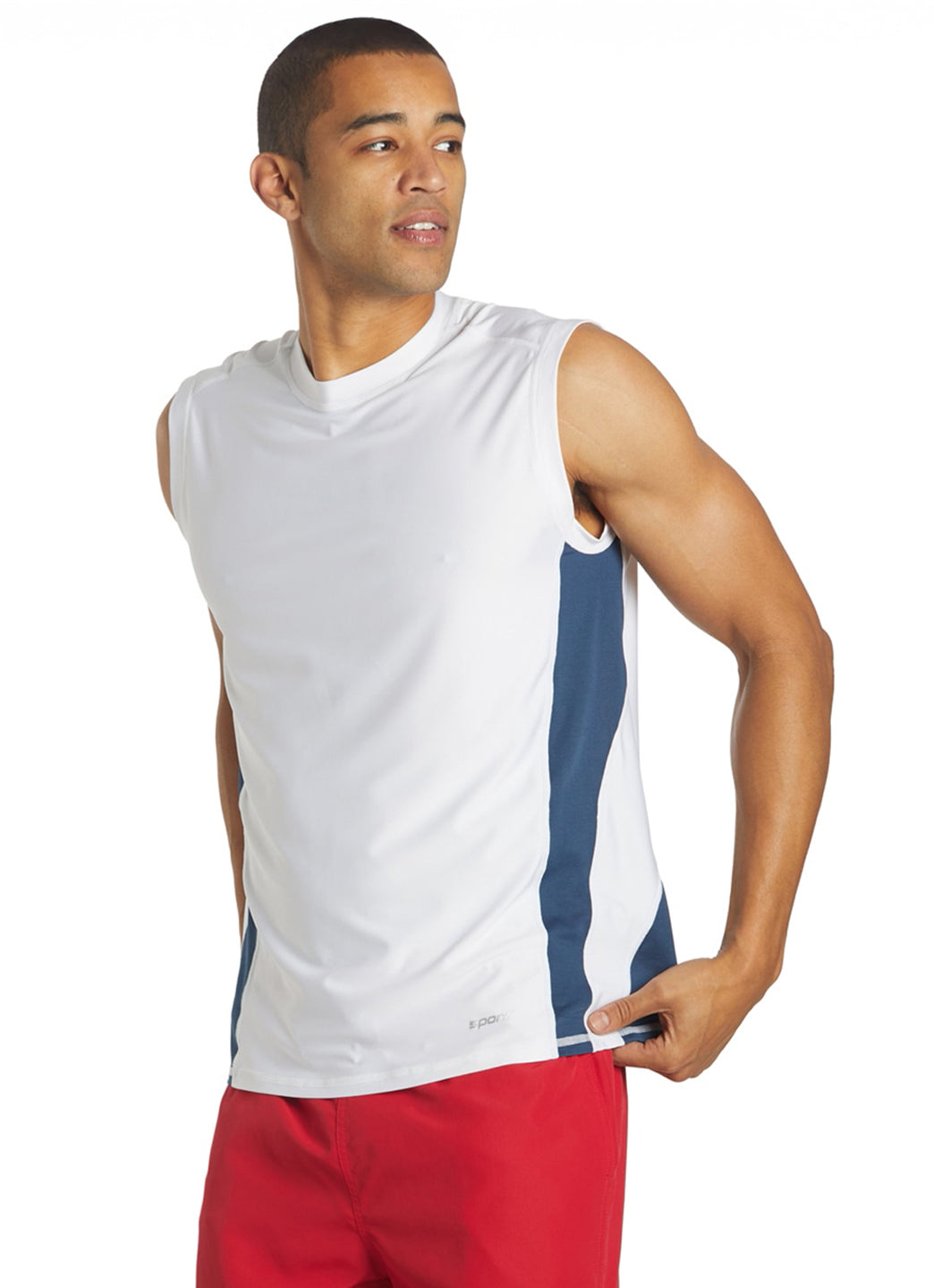 Sporti Men's Sleeveless UPF 50+ Comfort Fit Rash Guard