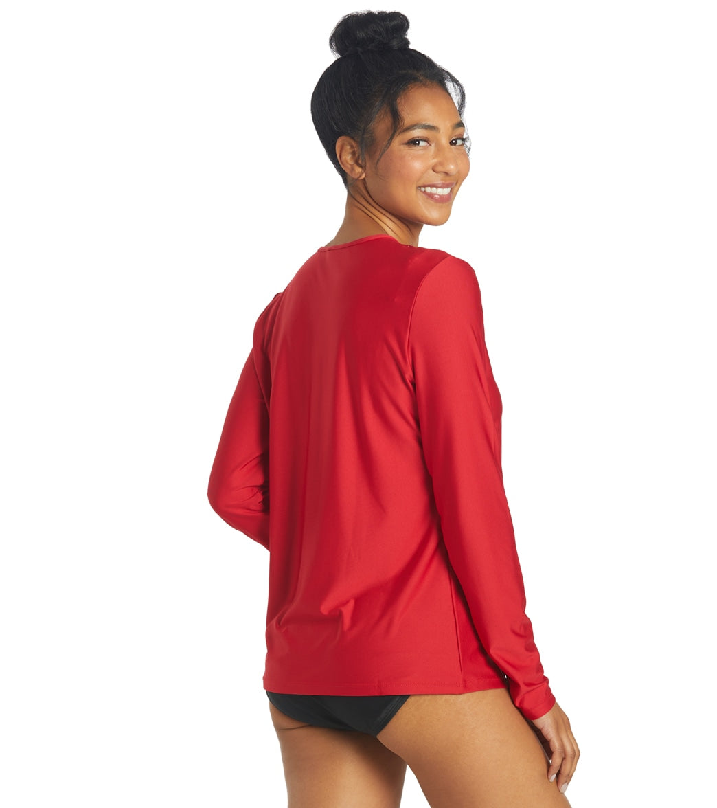 Sporti Women's L/S  UPF 50+ Comfort Fit Rash Guard