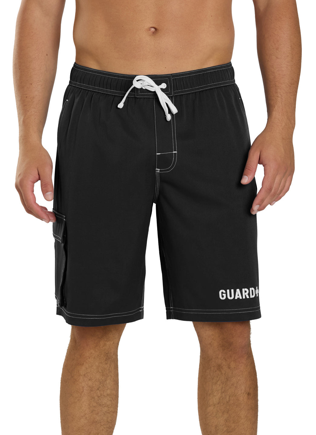 Sporti Guard Men's Hybrid Cargo Swim Trunk