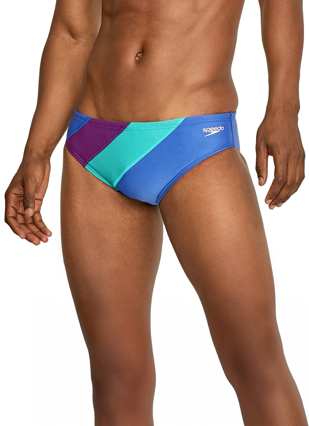Speedo Vibe Men's Color Blocked One Brief Swimsuit