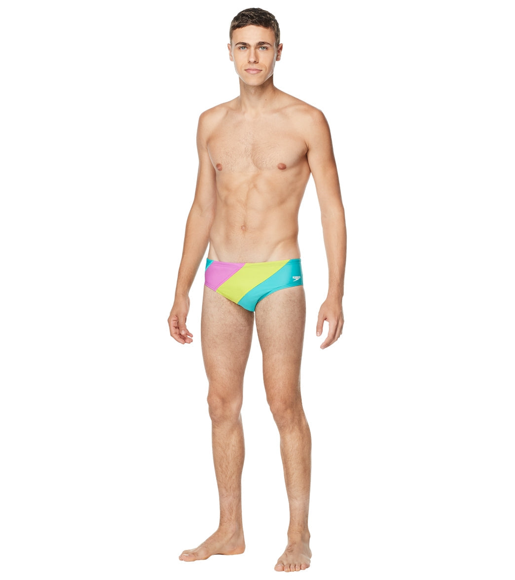 Speedo Vibe Men's Color Blocked One Brief Swimsuit