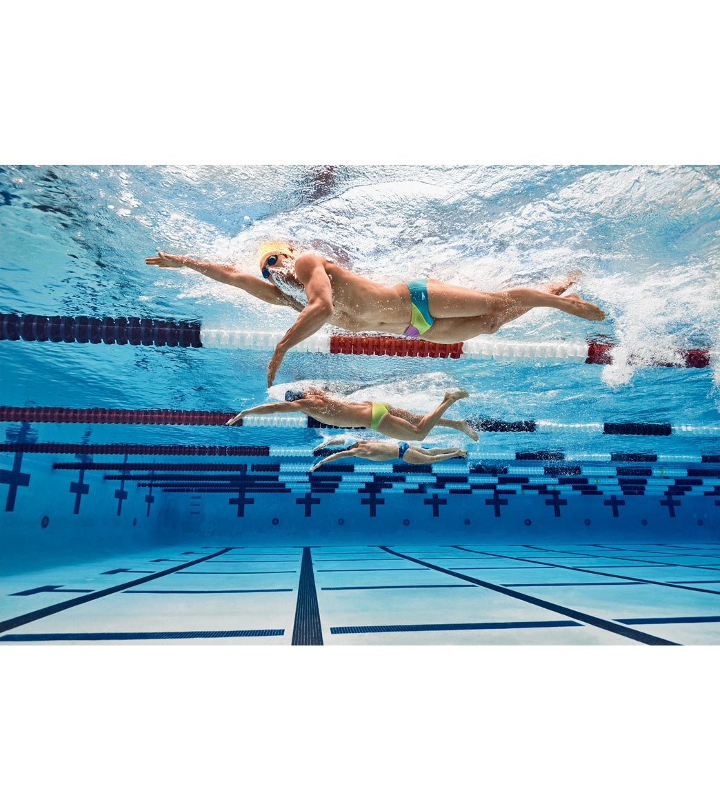 Speedo Vibe Men's Color Blocked One Brief Swimsuit