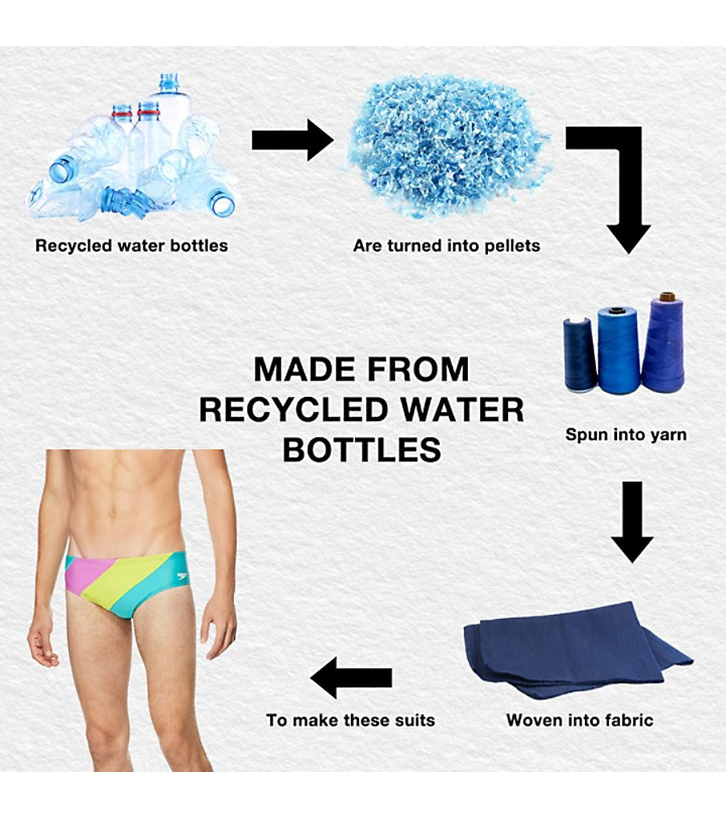 Speedo Vibe Men's Color Blocked One Brief Swimsuit