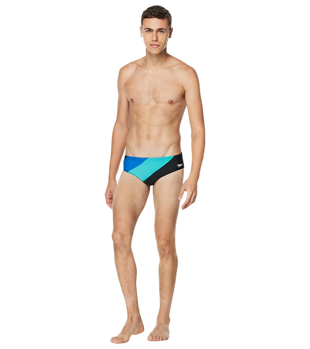 Speedo Vibe Men's Color Blocked One Brief Swimsuit
