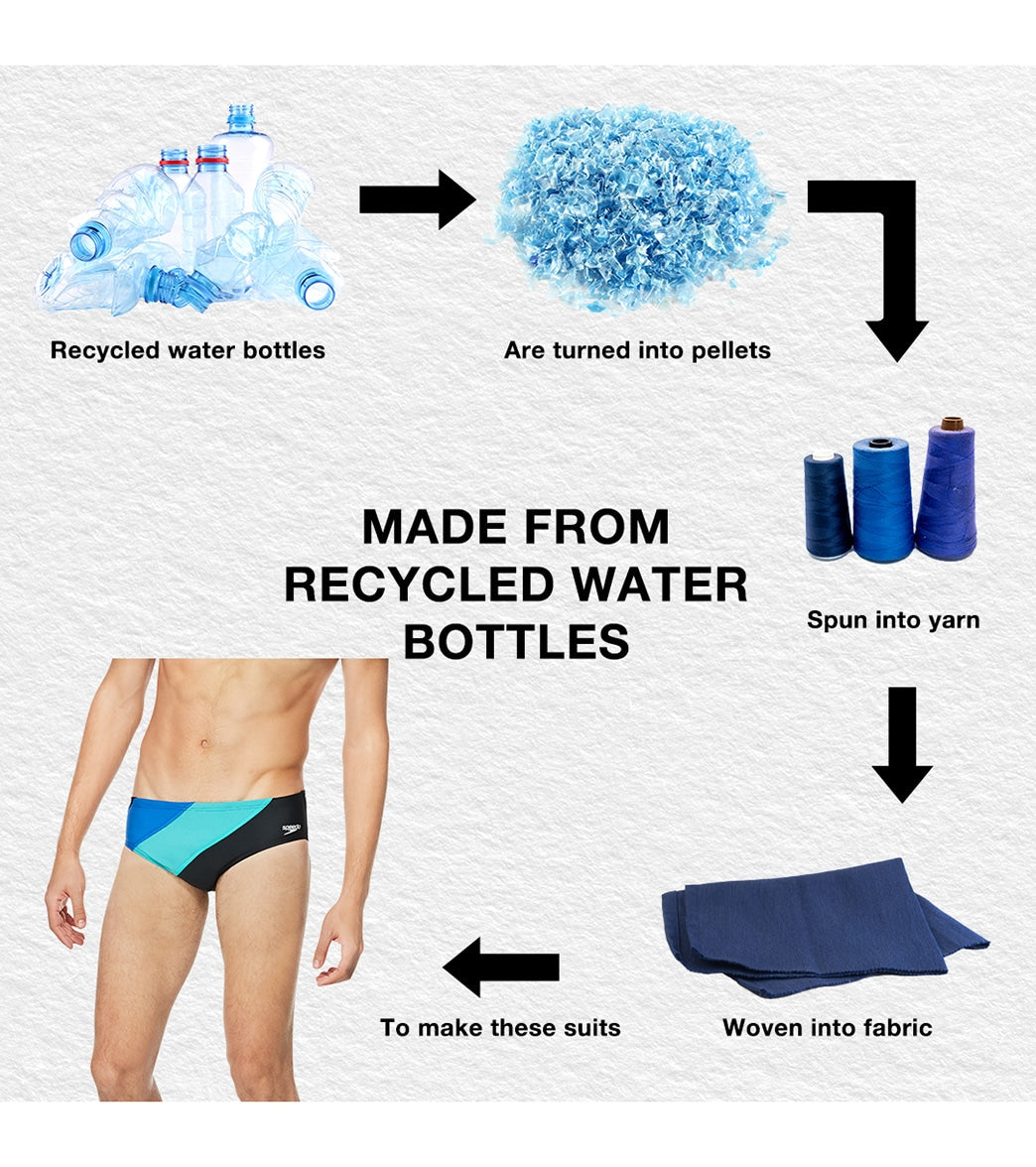 Speedo Vibe Men's Color Blocked One Brief Swimsuit