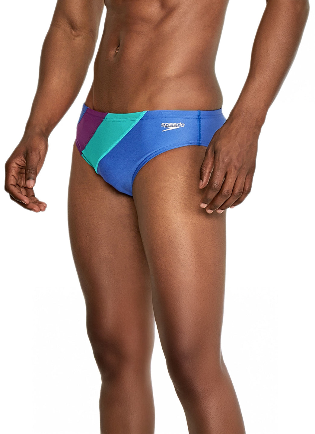 Speedo Vibe Men's Color Blocked One Brief Swimsuit