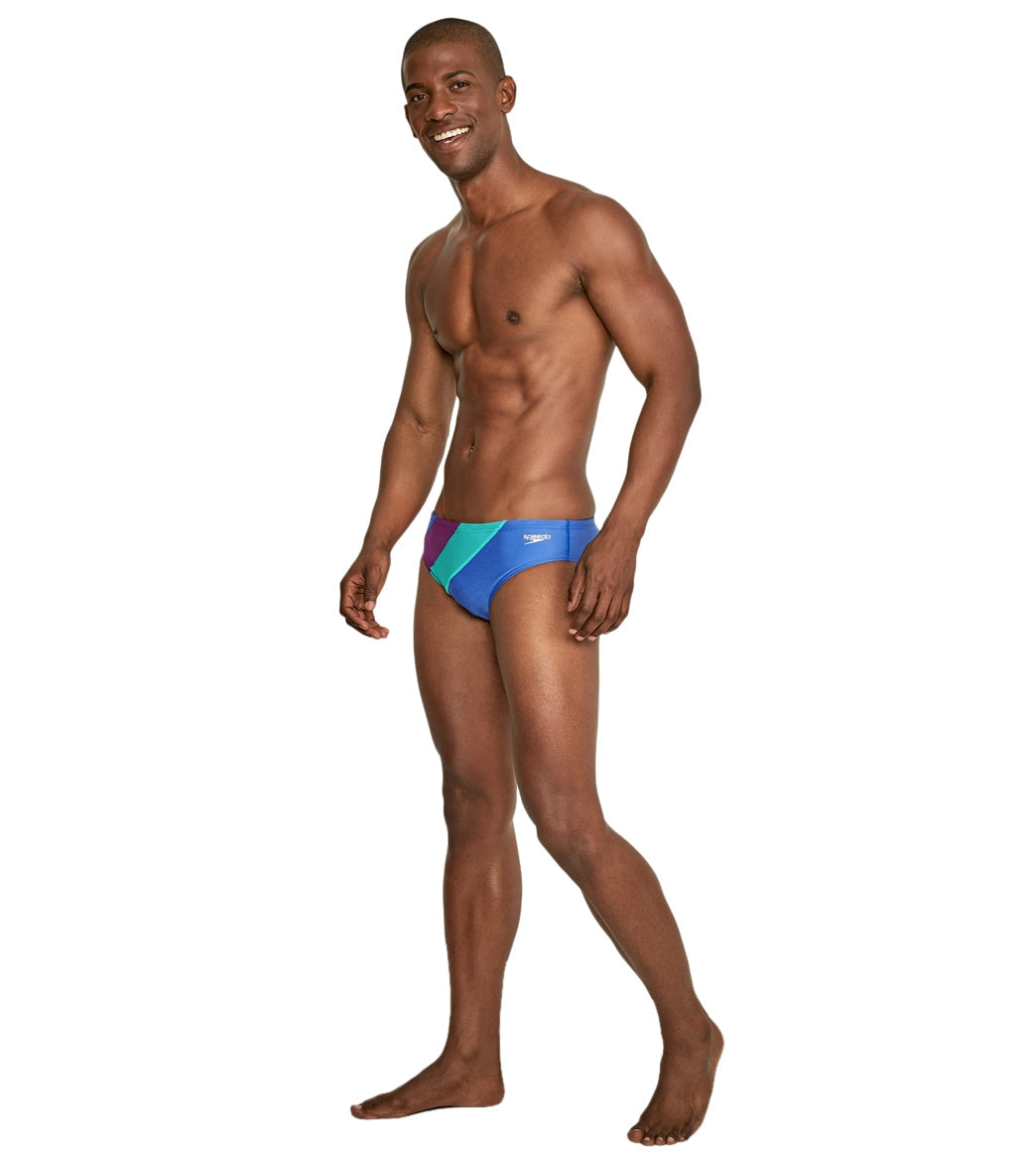 Speedo Vibe Men's Color Blocked One Brief Swimsuit
