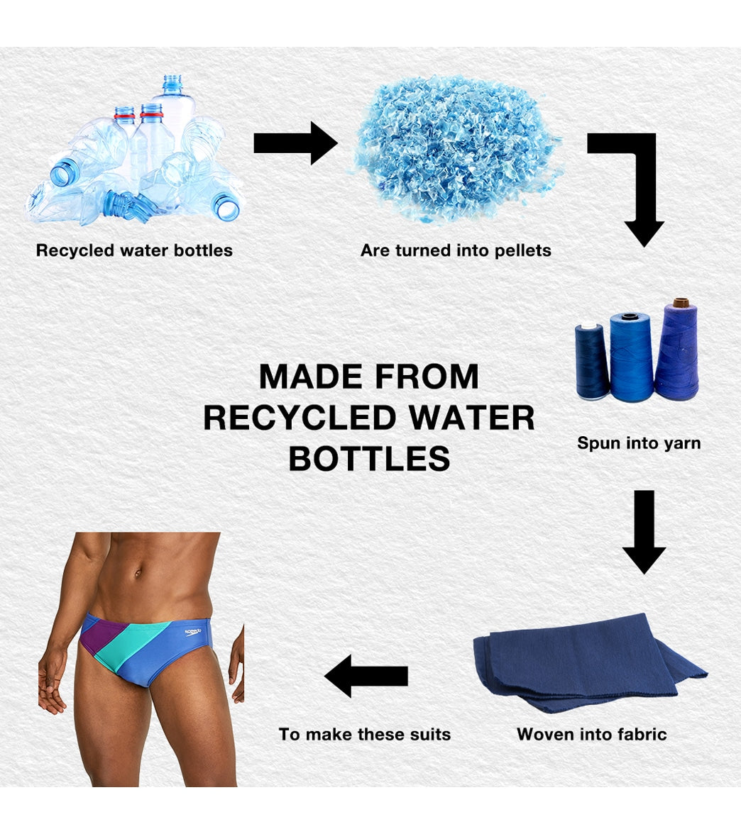 Speedo Vibe Men's Color Blocked One Brief Swimsuit