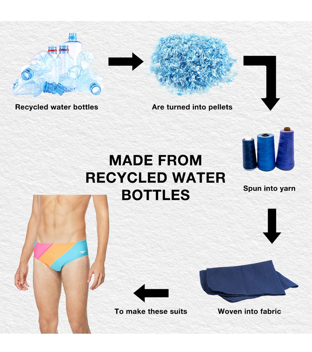 Speedo Vibe Men's Color Blocked One Brief Swimsuit