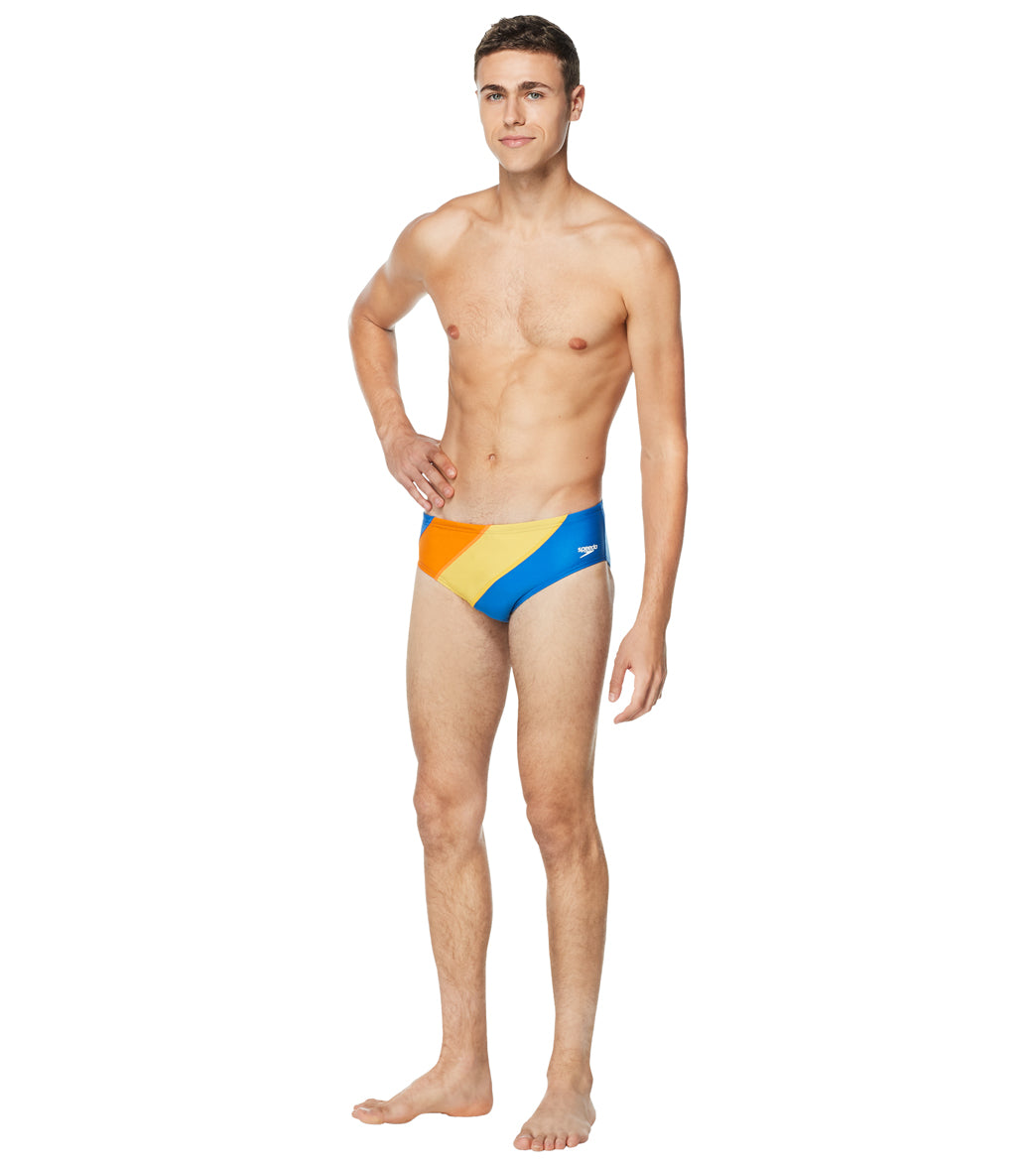 Speedo Vibe Men's Color Blocked One Brief Swimsuit